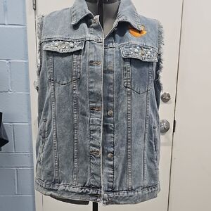 SHEIN Light Blue Denim Jacket